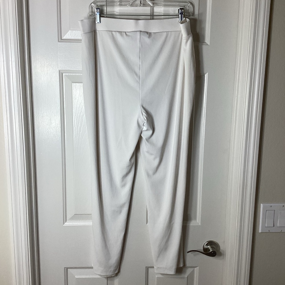 Chico's Easywear White Sweat pants Sz 3 - Picture 2 of 14